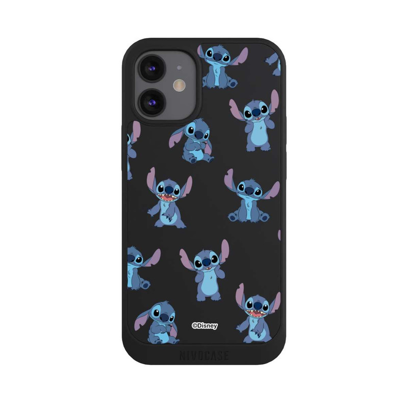iPhone 12 mini NIVOpure Stitch Faces Pattern Transparent
