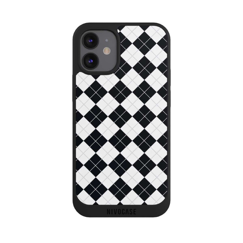 iPhone 12 mini NIVOpure Poloshirt Karo Look