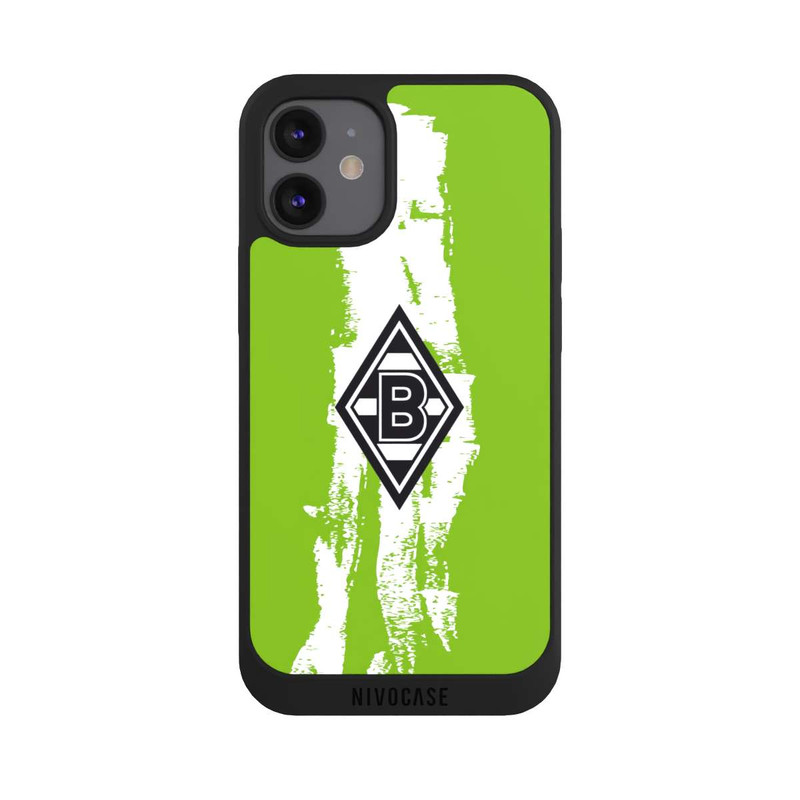 iPhone 12 mini NIVOpure Borussia Logo Grün Weiß