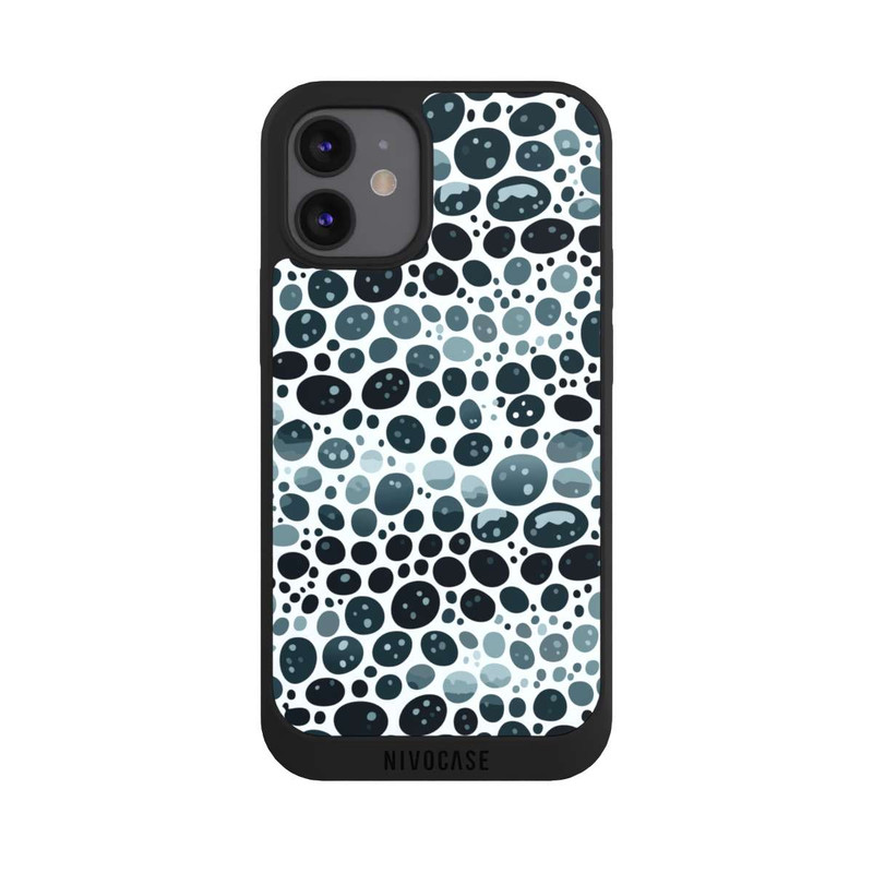 iPhone 12 mini NIVOpure Abstract Oval Turquoise