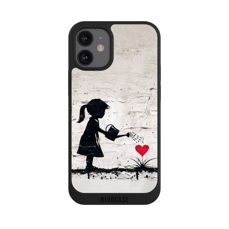 iPhone 12 mini NIVOpure Girl Watering Bunch of Flowers 