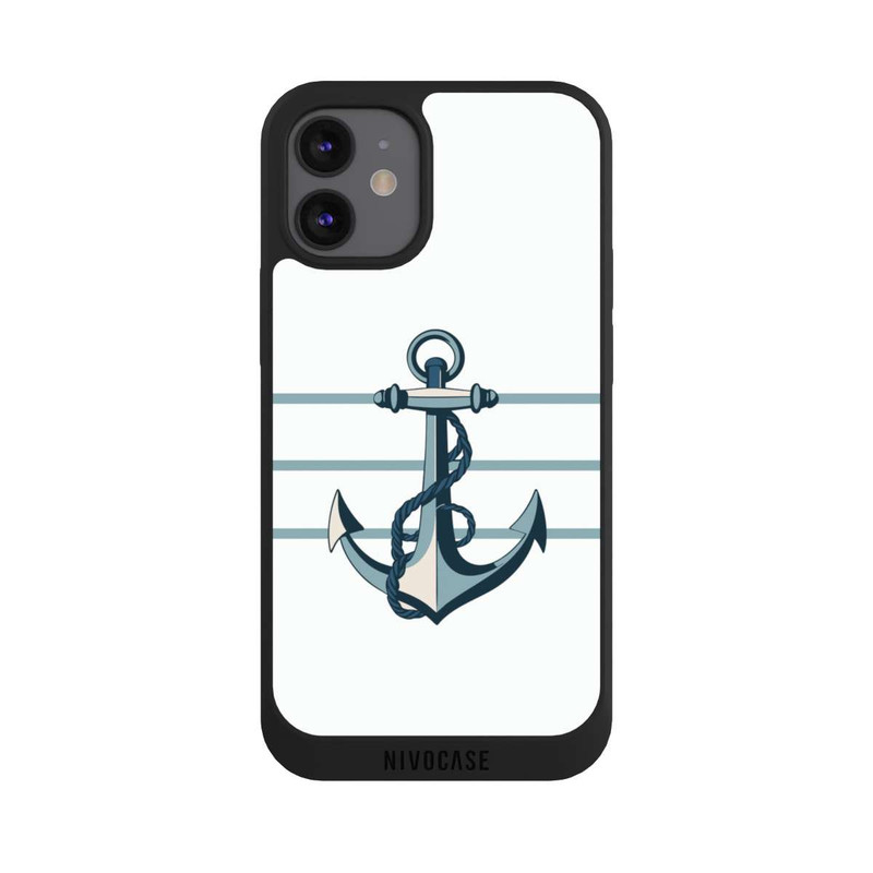 iPhone 12 mini NIVOpure Anchor Line White with AI