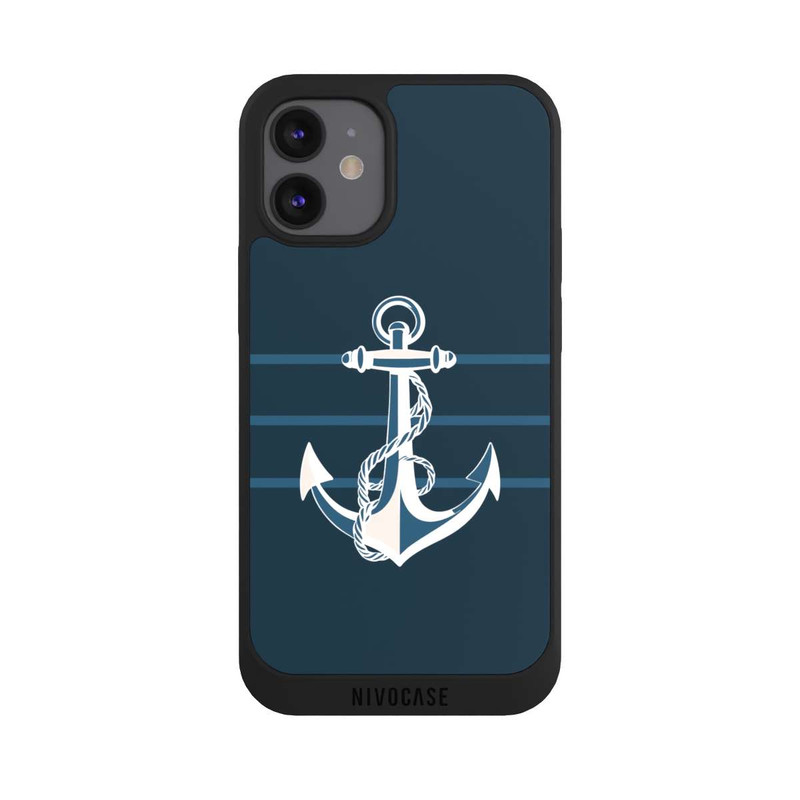 iPhone 12 mini NIVOpure Anchor Line Blue with AI