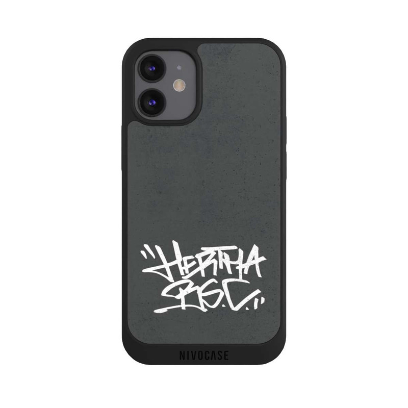 iPhone 12 mini NIVOpure Hertha BSC Graffiti Grau
