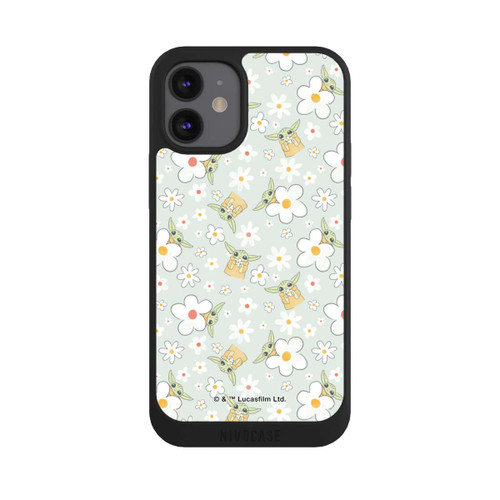 Apple iPhone 12 mini NIVOpure Baby Yoda Blumen Muster
