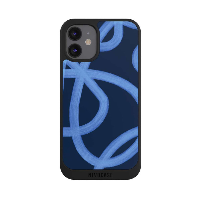 iPhone 12 mini NIVOpure Laced Up Tones of Blue