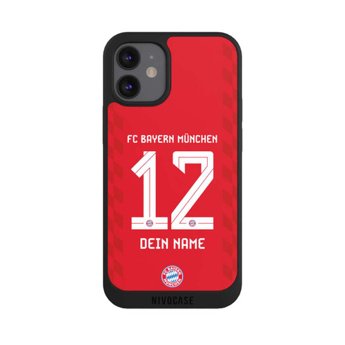 Apple iPhone 12 mini NIVOpure FC Bayern München Trikot Personalisierbar 25-26