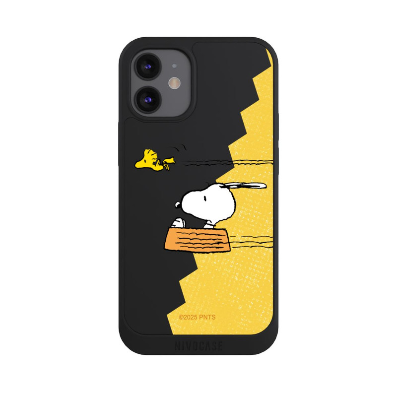 iPhone 12 mini NIVOpure Peanuts-Snoopy und Woodstock Transparent