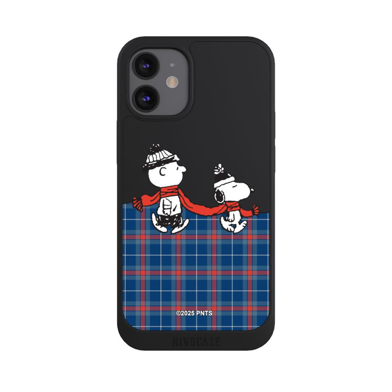 iPhone 12 mini NIVOpure Peanuts Weihnachtspulli Transparent