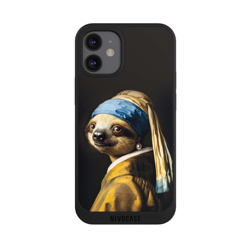 iPhone 12 mini NIVOpure Sloth with a Pearl Earring