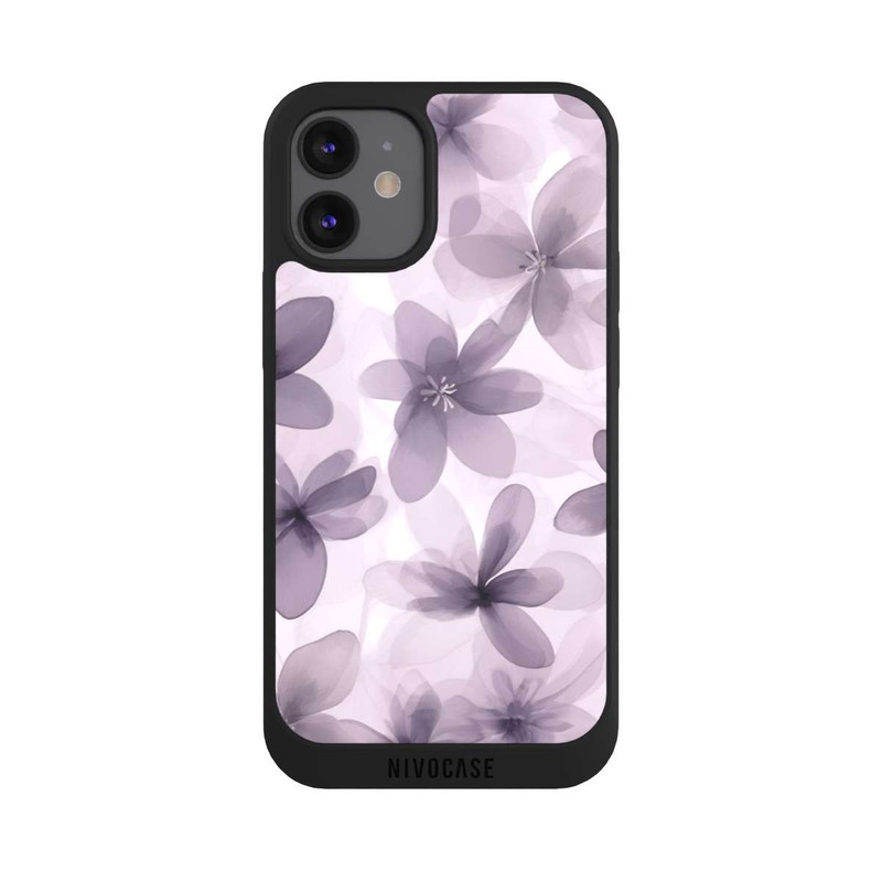iPhone 12 mini NIVOpure Romantic Flowers Lavender with AI