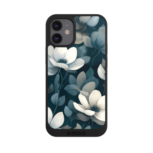 Apple iPhone 12 mini NIVOpure Negative Flower Petrol White with AI
