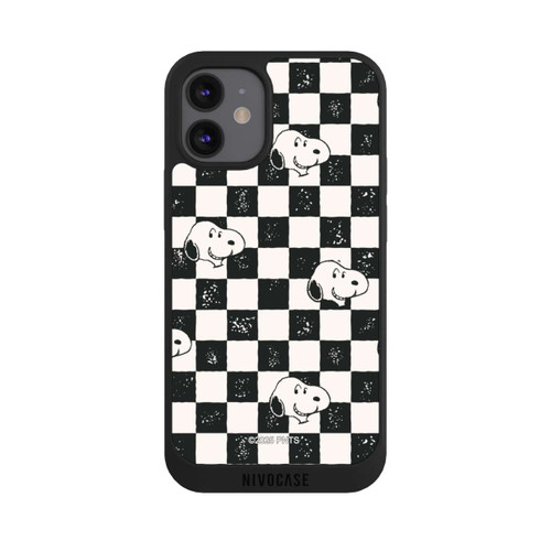 Apple iPhone 12 mini NIVOpure Snoopy Heads Checked Pattern