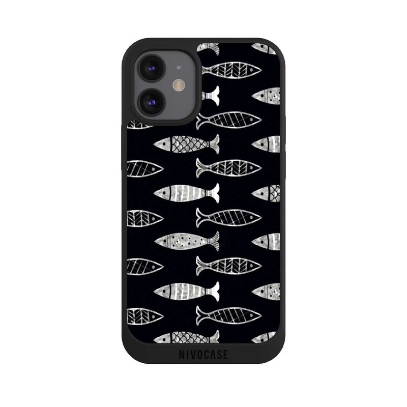 iPhone 12 mini NIVOpure Black Fishy Theme