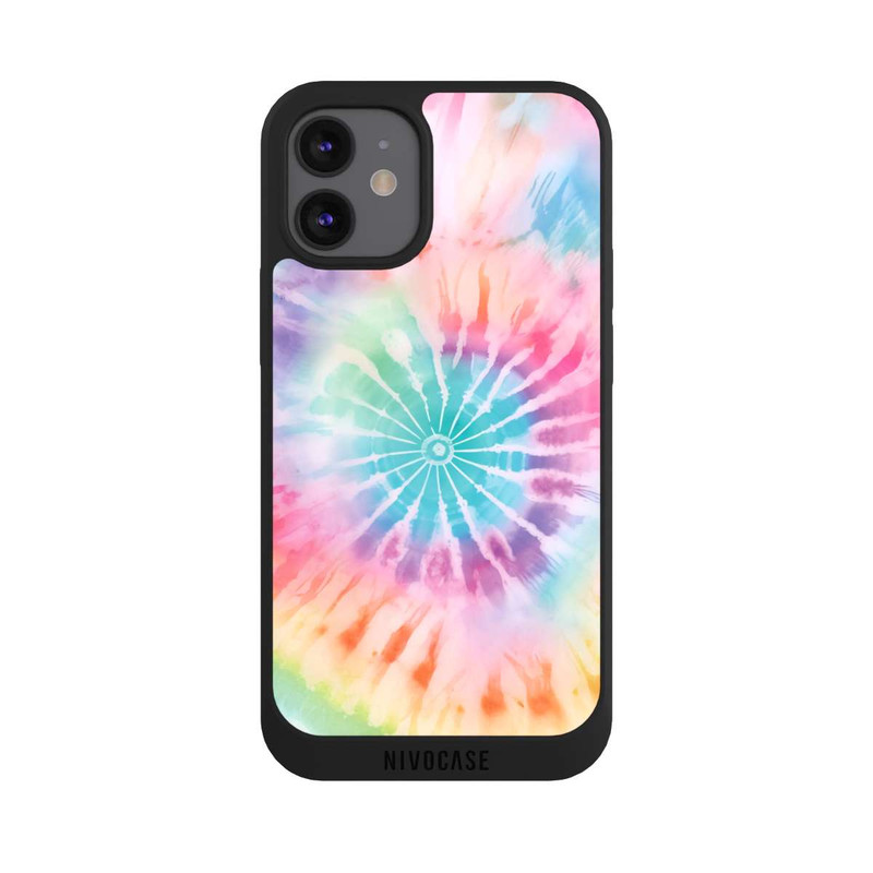 iPhone 12 mini NIVOpure Rainbow Color Tie Dye 