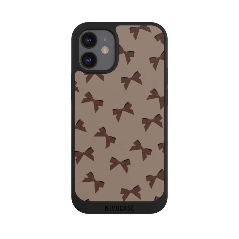 iPhone 12 mini NIVOpure Christmas Bow Pattern