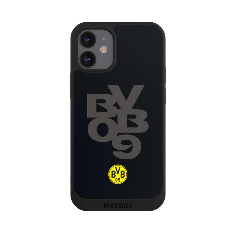 iPhone 12 mini NIVOpure BVB09 Grau Schwarz