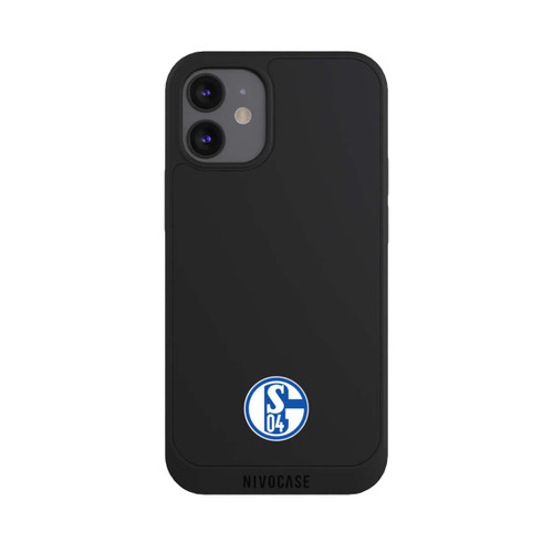 Apple iPhone 12 mini NIVOpure FC Schalke 04 Logo Klein Transparent