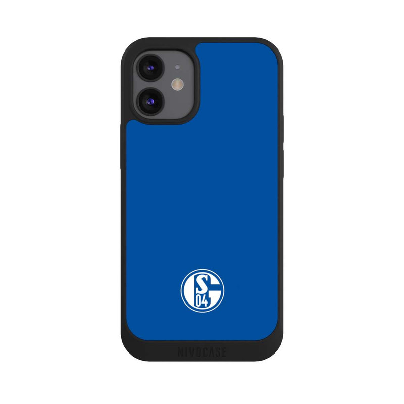 iPhone 12 mini NIVOpure FC Schalke 04 Logo Blau
