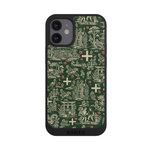 Apple iPhone 12 mini NIVOpure Bayer 04 Muster Grün
