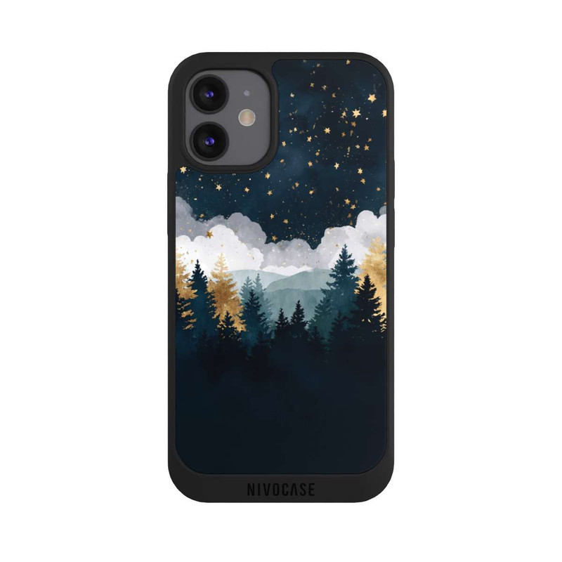 iPhone 12 mini NIVOpure nächtlicher Wald Indigo