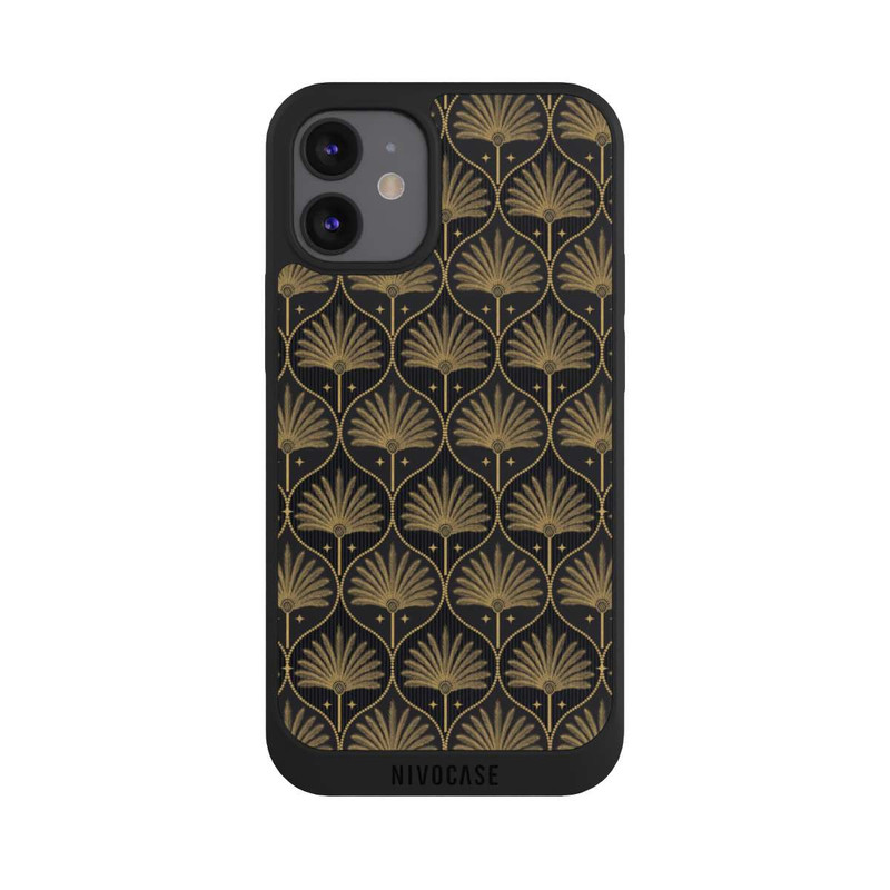iPhone 12 mini NIVOpure Feuilles Art Déco