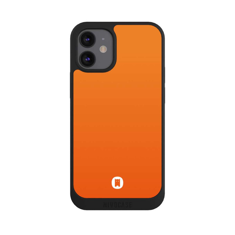 iPhone 12 mini NIVOpure Nivocase Farbverlauf Orange Gelb