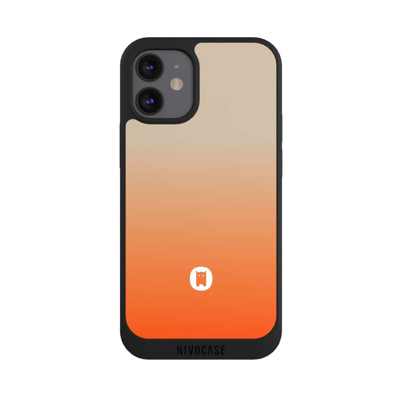 iPhone 12 mini NIVOpure Nivocase Farbverlauf Beige Orange