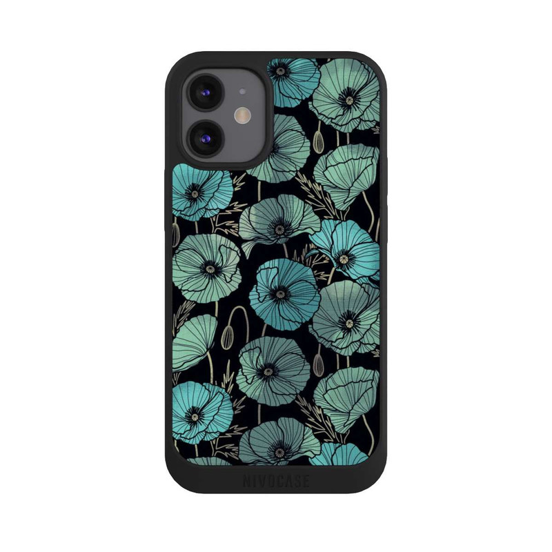 iPhone 12 mini NIVOpure Coquelicots d'Été Verts