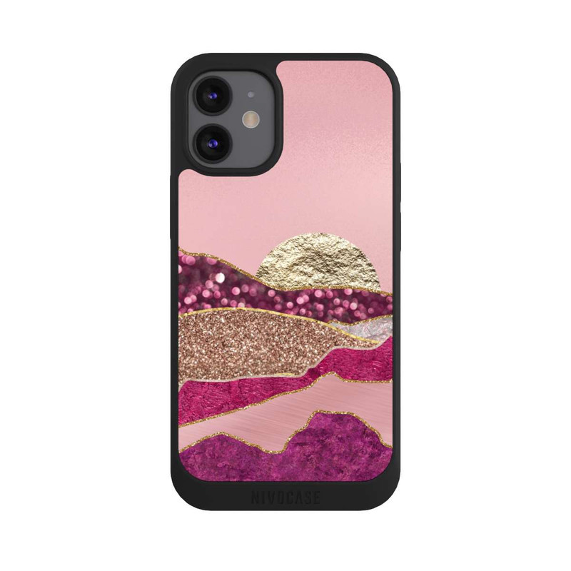 iPhone 12 mini NIVOpure Glamour Landscape Rosegold