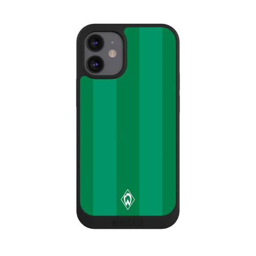 Apple iPhone 12 mini NIVOpure Werder Bremen Grün gestreift