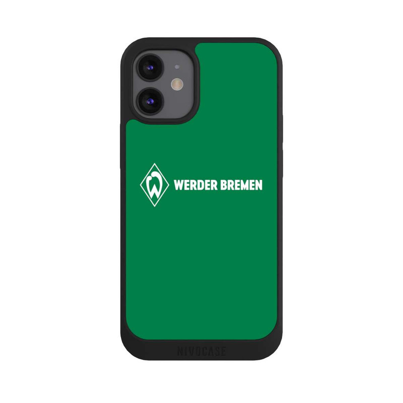 iPhone 12 mini NIVOpure Werder Bremen Schriftzug Raute Grün