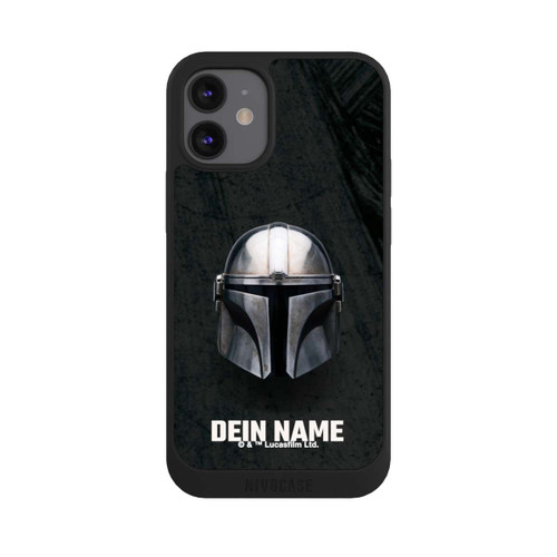 Apple iPhone 12 mini NIVOpure Star Wars Mandalorian Black Helmet Personalisierbar
