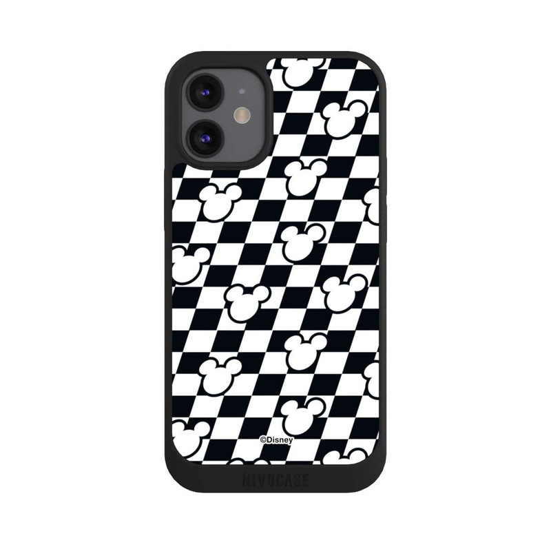 iPhone 12 mini NIVOpure Happy Racing Pattern Mickey Mouse Motorsport
