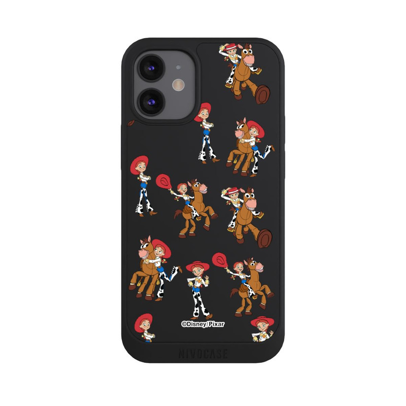 iPhone 12 mini NIVOpure Toy Story 5 Jessie Cowboy Pattern Transparent