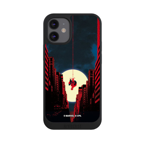 Apple iPhone 12 mini NIVOpure Spider-Man Marvel between Skyscrapers