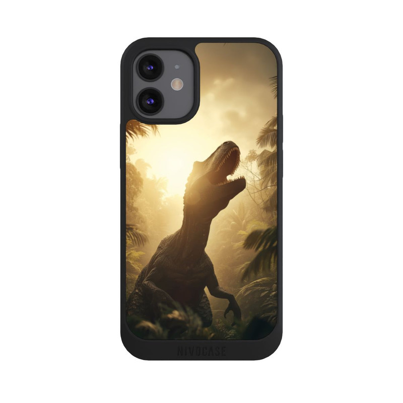 iPhone 12 mini NIVOpure Dinosaur in the jungle with AI