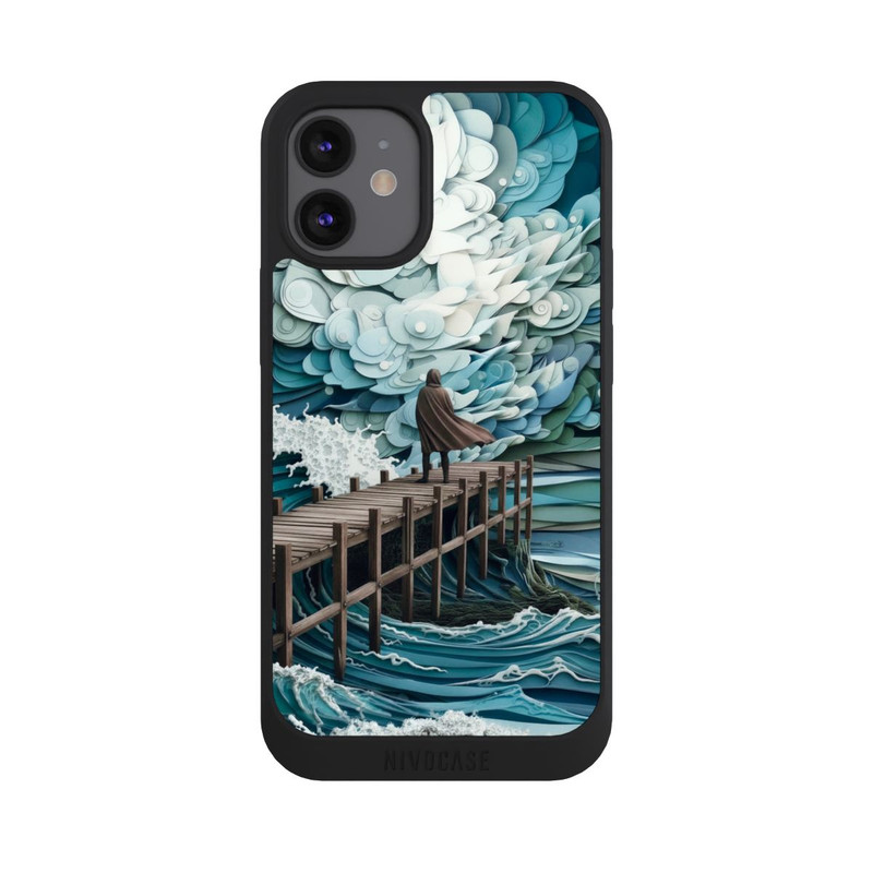 iPhone 12 mini NIVOpure Stürmische See mit KI