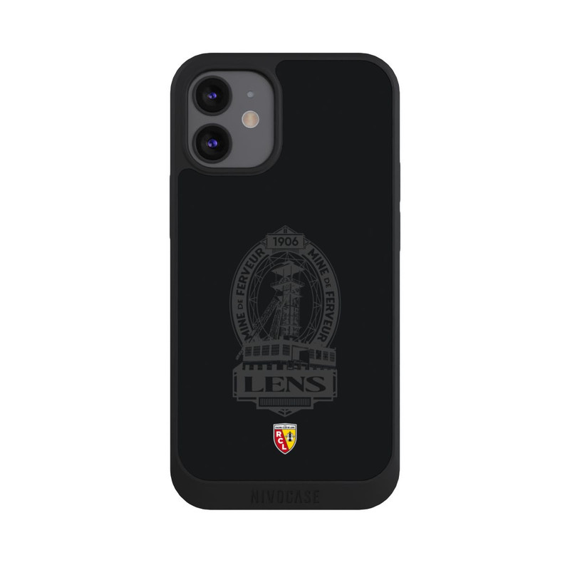 iPhone 12 mini NIVOpure RC Lens Mine de Ferveur Emblem schwarz