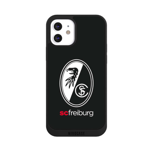 Apple iPhone 12 NIVOpure SC Freiburg Wappen Schwarz