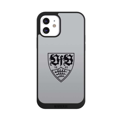 Apple iPhone 12 NIVOpure VfB Stuttgart Wappen Grau