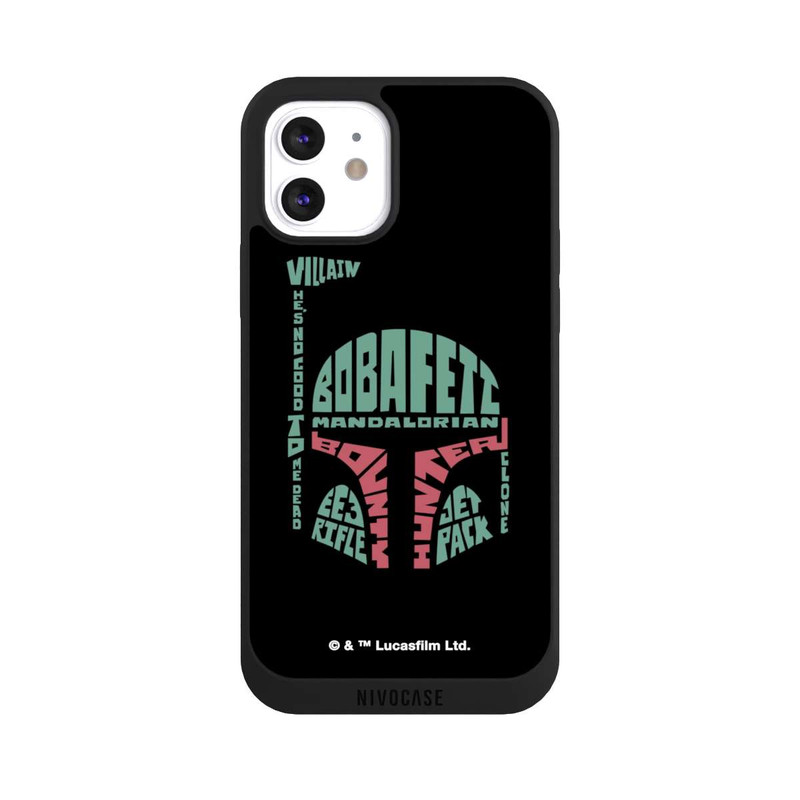 iPhone 12 NIVOpure Boba Fett Typo Graphique