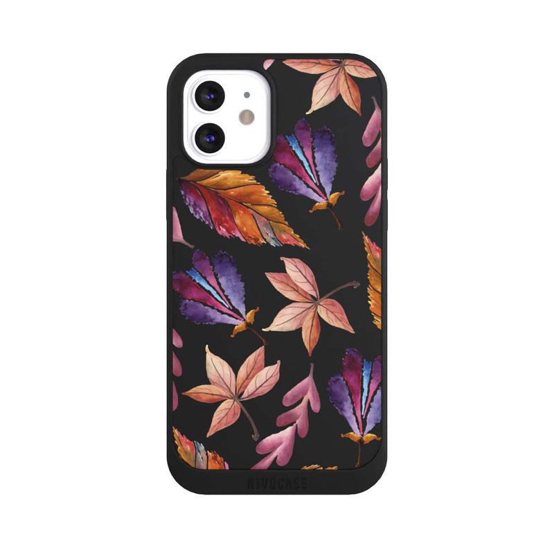 iPhone 12 NIVOpure Feuilles aquarelles