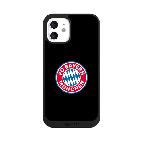 Apple iPhone 12 NIVOpure Logo FCB sur fond noir