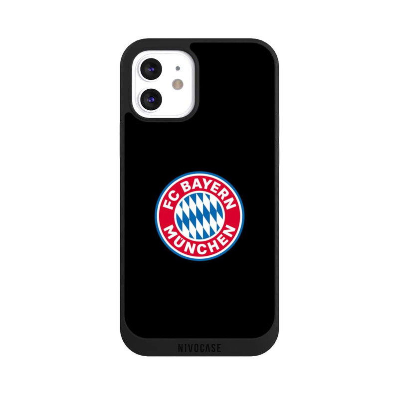 iPhone 12 NIVOpure FCB Logo auf Schwarz
