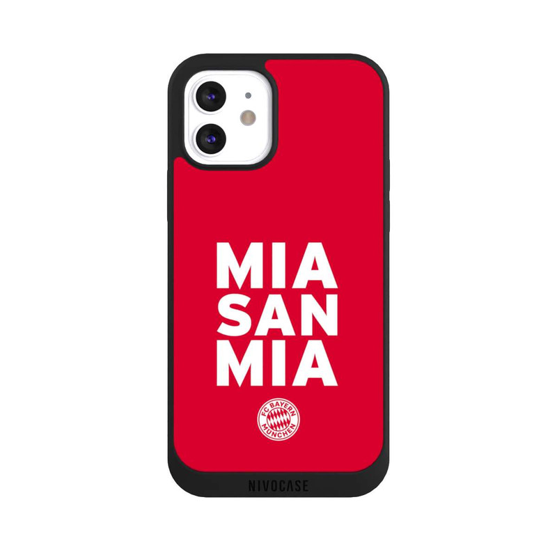 iPhone 12 NIVOpure Mia San Mia FCB rouge