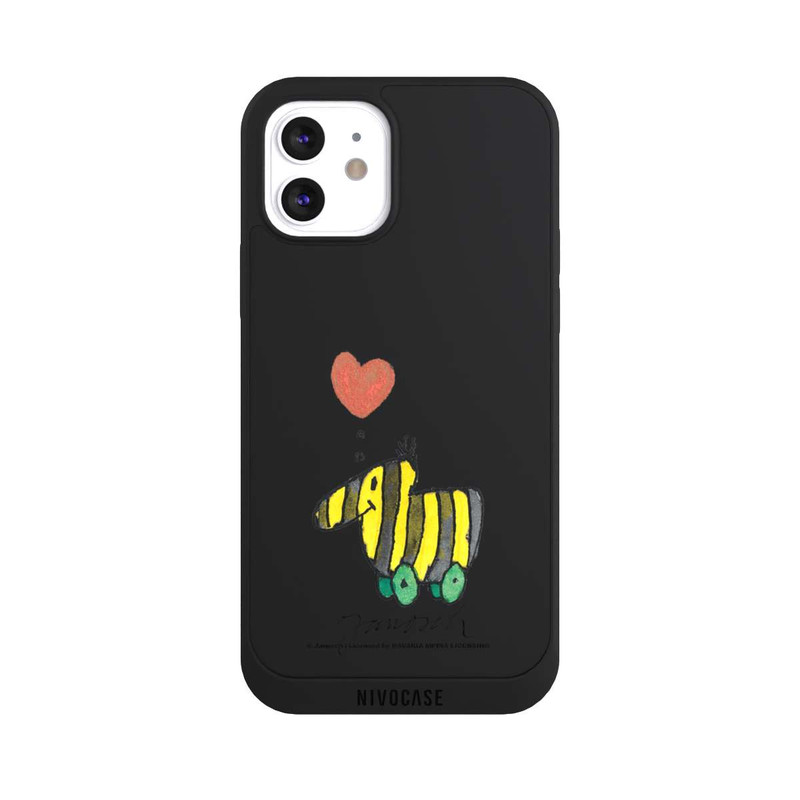 iPhone 12 NIVOpure Tigerente Herz transparent