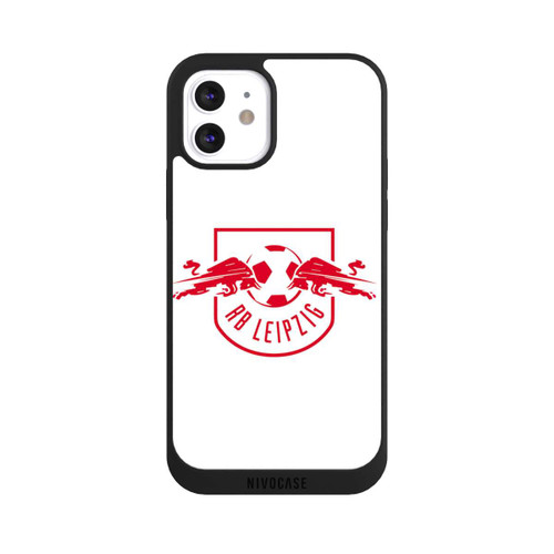 Apple iPhone 12 NIVOpure Rotes RB Leipzig Logo auf Weiß