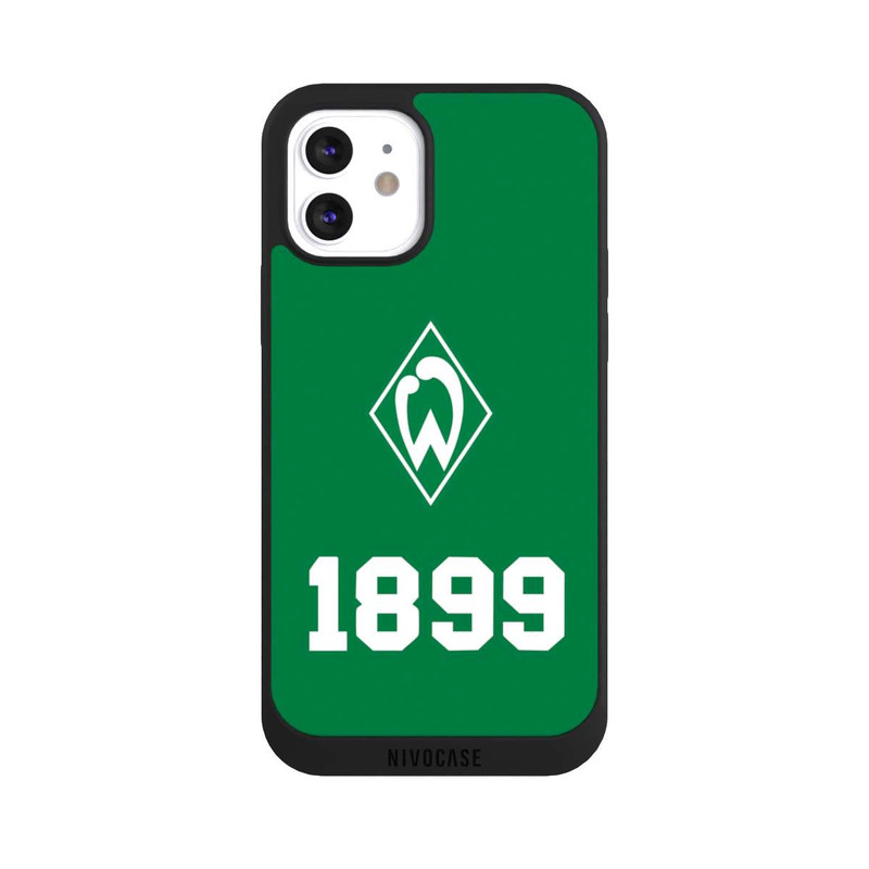 iPhone 12 NIVOpure 1899 Grün-Weiß Lebenslang Grün - Werder Bremen