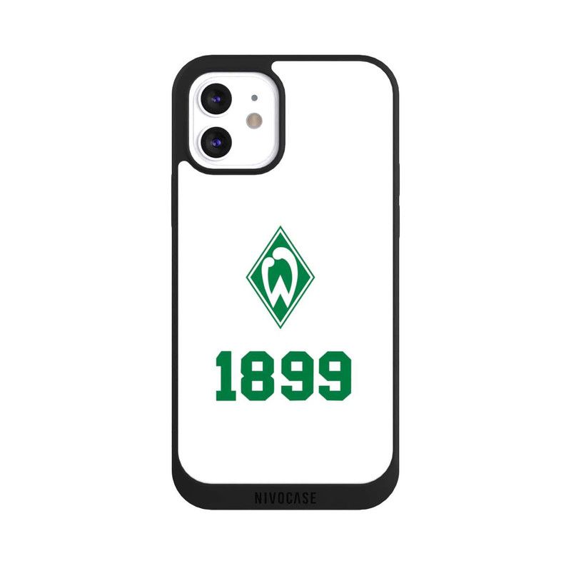 iPhone 12 NIVOpure 1899 Grün-Weiß Lebenslang Weiss - Werder Bremen